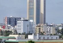 panoramic view of casablanca s tallest buildings