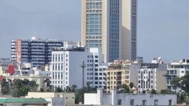 panoramic view of casablanca s tallest buildings