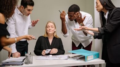 people working together in the office