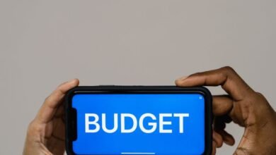 budget word as smartphone screensaver