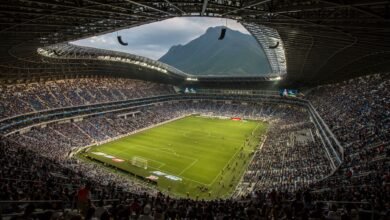 people inside a football stadium