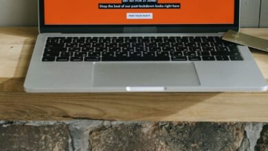 online shopping on a computer screen