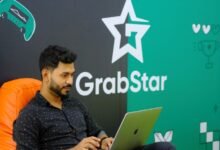man working on laptop