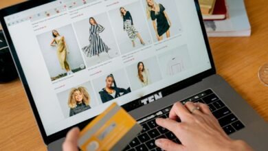 person shopping online