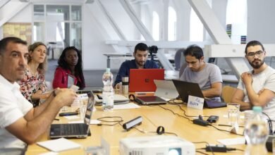 business people in a business meeting
