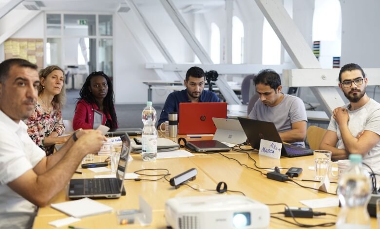 business people in a business meeting