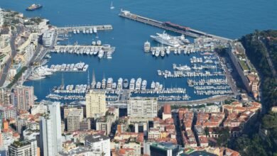 boats and ships in port hercules monaco