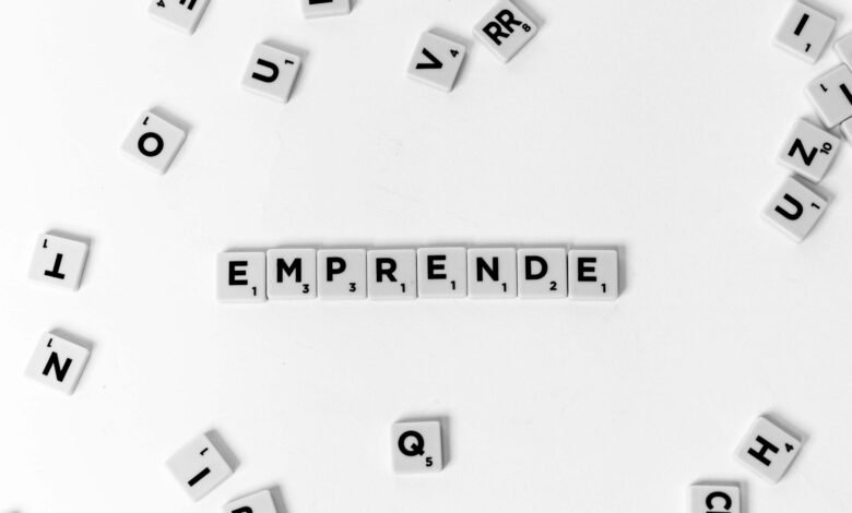 word from white and black scrabble tiles