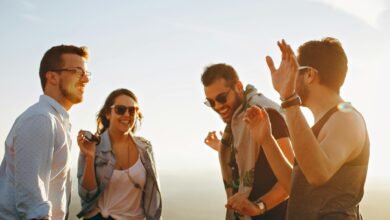 group of people having fun together under the sun