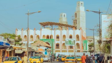 islamic architecture mosque with blue sky