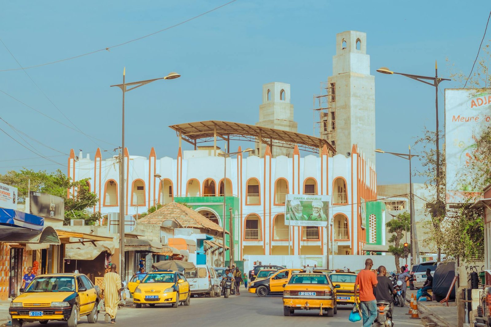 islamic architecture mosque with blue sky