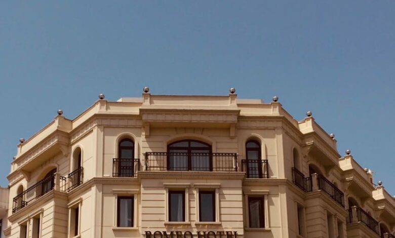 facade of hotel