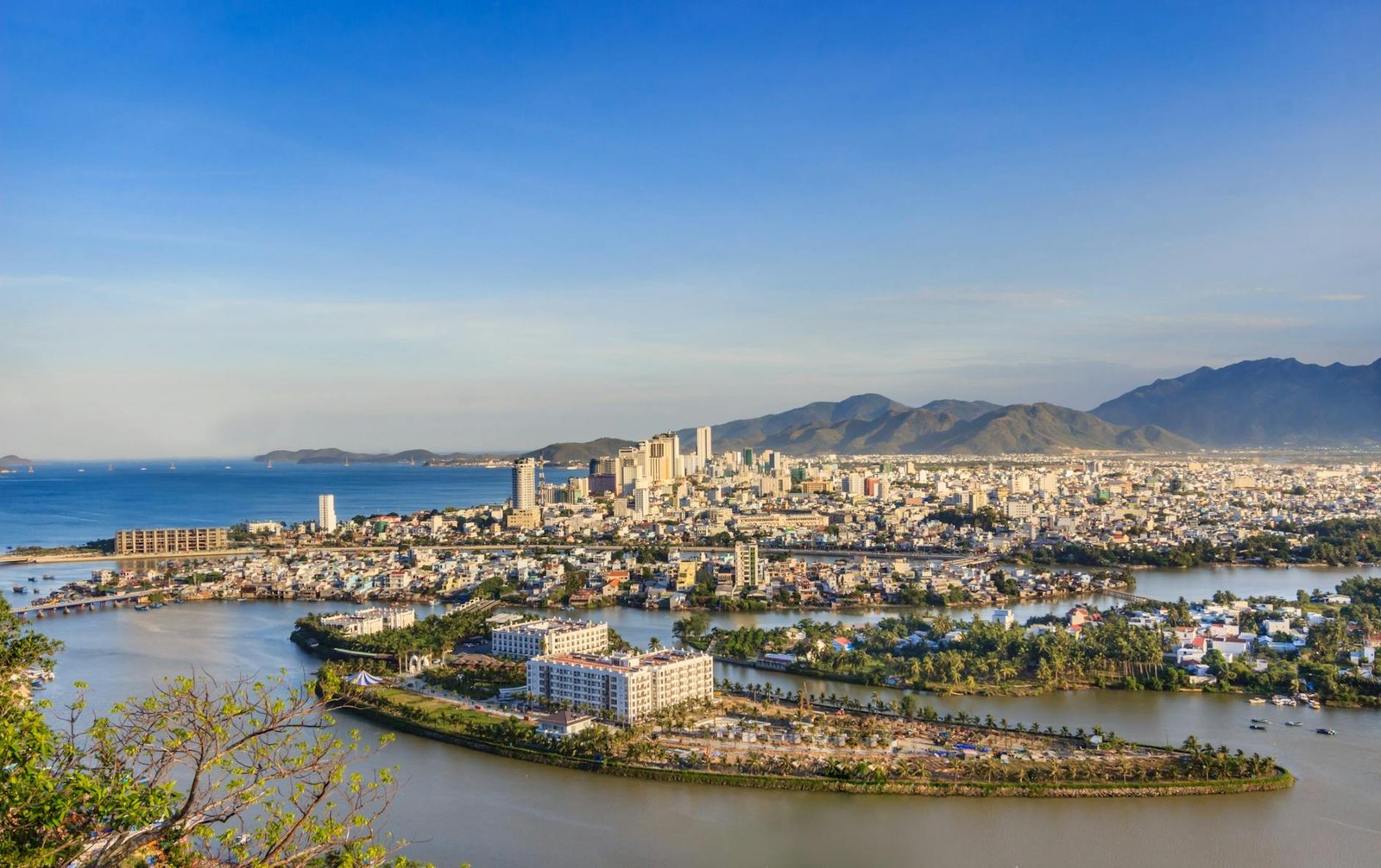 landscape photography of high rise buildings