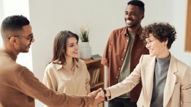photo of people doing handshakes
