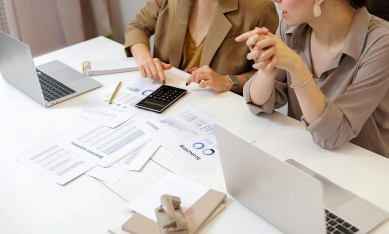 businessman person woman space