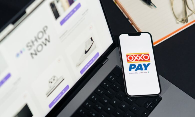 e commerce shopping with mobile payment