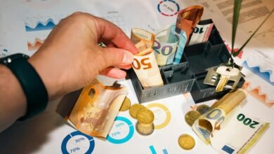 euro currency and financial planning concept