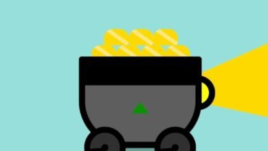 illustration of carriage with gold for funds concept