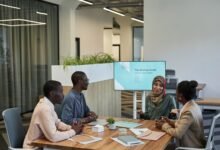 business people having a meeting