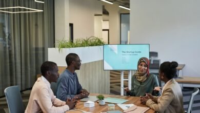 business people having a meeting
