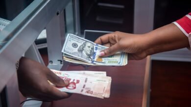 people exchanging money