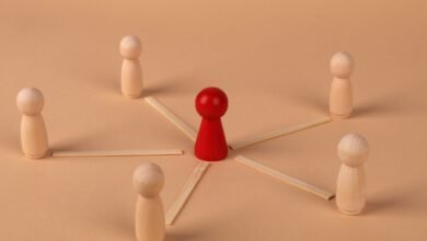 conceptual image of leadership and influence