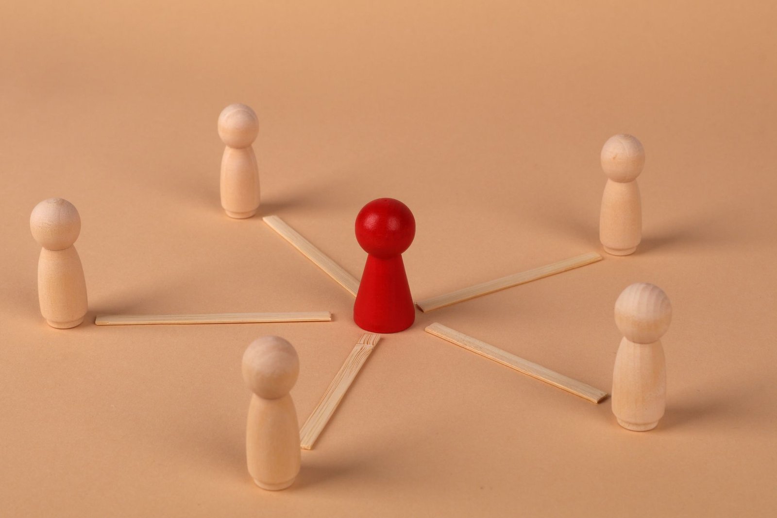 conceptual image of leadership and influence